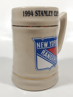 1994 Stanley Cup Champs New York Rangers NHL Ice Hockey Team 5 1/2" Tall Ceramic Beer Mug Cup