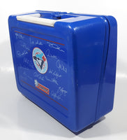 Loblaws Schneiders Toronto Blue Jays MLB Baseball Team Autograph Themed Blue Plastic Lunch Box Container