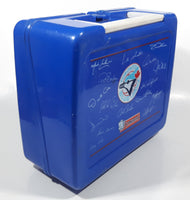 Loblaws Schneiders Toronto Blue Jays MLB Baseball Team Autograph Themed Blue Plastic Lunch Box Container