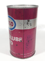 Vintage Esso Essolube HD Heavy Duty SAE 30 Motor Oil One Litre Pink Metal Can