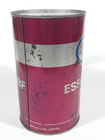 Vintage Esso Essolube HD Heavy Duty SAE 30 Motor Oil One Litre Pink Metal Can