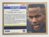 1991 Score NFL Football Cards (Individual) Part 3