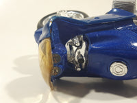 Maisto Mega Bikes BMW R1100RS Motor Cycle Blue 1:18 Scale Die Cast Toy Vehicle Missing Handlebars and Kickstand 4 3/4" Long