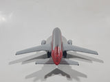 Vintage 1988 Matchbox Skybusters SB 13 DC 10 Aeromexico Silver and Red Die Cast Toy Jumbo Jet Airplane Made in Macau