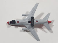 Vintage 1988 Matchbox Skybusters SB 13 DC 10 Aeromexico Silver and Red Die Cast Toy Jumbo Jet Airplane Made in Macau