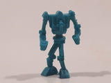 Autobots Transformers Style Blue Miniature 1 1/8" Tall Toy Figure in Vending Machine Capsule