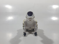 2005 McDonald's Wowwee Robopet Roboreptile White with Black Stripes 7" Long Plastic Toy Figure