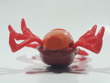 1996 McDonald's Disney Little Mermaid Sebastian Crab 3 1/4" Tall Plastic Wind Up Moving Toy Figure