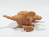 Orange Dinosaur T-Rex Tyrannosaurus Rex with Lights and Sound 4" Long Plastic Toy Figure