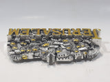 Jerusalem 4 1/2" Wide 3D Resin Fridge Magnet Travel Souvenir
