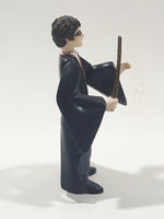 2004 WBEI Harry Potter Hogwarts Uniform with Wand 2 5/8" Tall Toy Action Figure