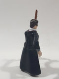 2004 WBEI Harry Potter Hogwarts Uniform with Quidditch Broom Stick Accessory 2 5/8" Tall Toy Action Figure