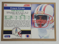 1991 Score NFL Football Cards (Individual) Part 4