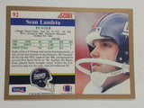 1991 Score NFL Football Cards (Individual) Part 4