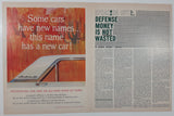 1962 Saturday Evening Post 1962 Ford Fairlane 500 13 1/2" x 20 1/2" Magazine Print Ad