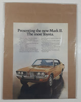 1972 Toyota Mark II 8 1/8 x 11 1/8" Magazine Print Ad