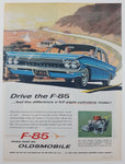 1961 Oldsmobile F-85 10 1/4" x 13 3/8" Magazine Print Ad