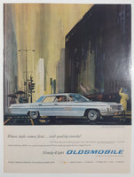 1961 Oldsmobile Ninety-Eight 10 1/4" x 13 5/8" Magazine Print Ad