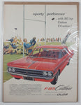 1961 Oldsmobile F-85 Cutlass "sporty performer" 10 1/2" x 13 5/8" Magazine Print Ad