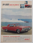 1964 Oldsmobile Jetstar I 10 3/8" x 13 5/8" Magazine Print Ad