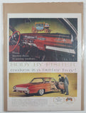 1961 Oldsmobile Ninety-Eight Body By Fisher 10 1/8" x 13 1/2" Magazine Print Ad