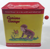 Schylling Curious George Classic Jack In The Box Embossed Tin Metal Toy