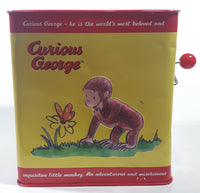 Schylling Curious George Classic Jack In The Box Embossed Tin Metal Toy