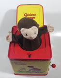 Schylling Curious George Classic Jack In The Box Embossed Tin Metal Toy