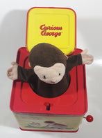 Schylling Curious George Classic Jack In The Box Embossed Tin Metal Toy