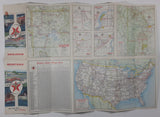 Vintage 1960 Texaco Montana Road Map 18" x 26 1/2"