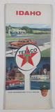 Vintage 1961 Texaco Idaho Road Map 18" x 26 3/4"