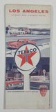 Vintage 1965 Texaco Los Angeles Street and Vicinity Maps Road Map 18" x 42"