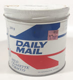 Vintage RJR Macdonald Daily Mail Mild Cigarette Tobacco White Red Blue Tin Metal Can