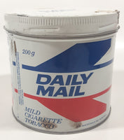 Vintage RJR Macdonald Daily Mail Mild Cigarette Tobacco White Red Blue Tin Metal Can