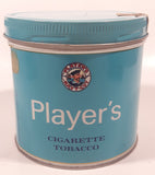 Vintage Early 1970s Player's Navy Cut Cigarette Tobacco Blue Tin Can