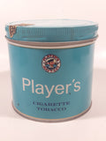 Vintage Early 1970s Player's Navy Cut Cigarette Tobacco Blue Tin Can