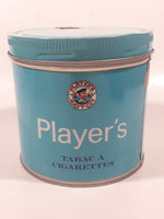 Vintage Early 1970s Player's Navy Cut Cigarette Tobacco Blue Tin Can