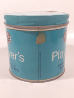 Vintage Early 1970s Player's Navy Cut Cigarette Tobacco Blue Tin Can