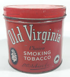 Vintage Imperial Tobacco Old Virginia Choice Smoking Tobacco Red Tin Metal Can
