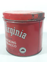Vintage Imperial Tobacco Old Virginia Choice Smoking Tobacco Red Tin Metal Can