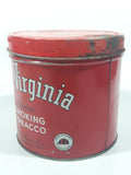 Vintage Imperial Tobacco Old Virginia Choice Smoking Tobacco Red Tin Metal Can