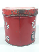 Vintage Imperial Tobacco Old Virginia Choice Smoking Tobacco Red Tin Metal Can