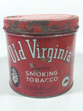 Vintage Imperial Tobacco Old Virginia Choice Smoking Tobacco Red Tin Metal Can