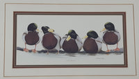 Art Lamay "The Boys" Five Mallard Ducks 15 1/4" x 20 1/4" Framed Wildlife Art Print