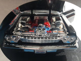 2005 Maisto Pro Rodz 1962 Chevrolet Bel Air Black 1/18 Scale Die Cast Toy Car Vehicle with Opening Doors, Hood, and Trunk New in Box