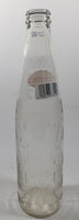 Sidral Mundet 9 1/4" Tall 12 Fl Oz 355mL Embossed Clear Glass Soda Pop Bottle