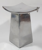 Curved Top Metal Pedestal Candle Holder 4 3/4" Tall