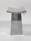 Curved Top Metal Pedestal Candle Holder 4 3/4" Tall