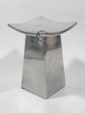 Curved Top Metal Pedestal Candle Holder 4 3/4" Tall