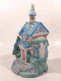 Palm Tree Church 6 1/2" Tall Ceramic Building